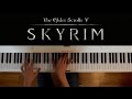Skyrim (Piano cover) - Dragonborn: Main theme ...