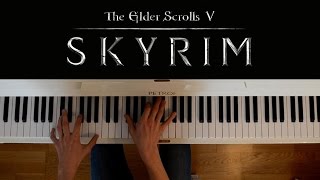Skyrim (Piano cover) - Main theme: Dragonborn (+ sheets)