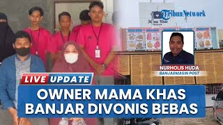 Pemilik Usaha Kuliner Mama Khas Banjar Firli Nurochim Lega seusai Divonis Lepas dari Tuntutan