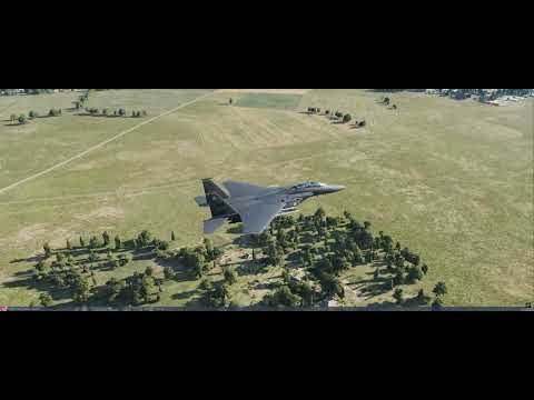 DCS F-15E BLU-107 Runway Bombing