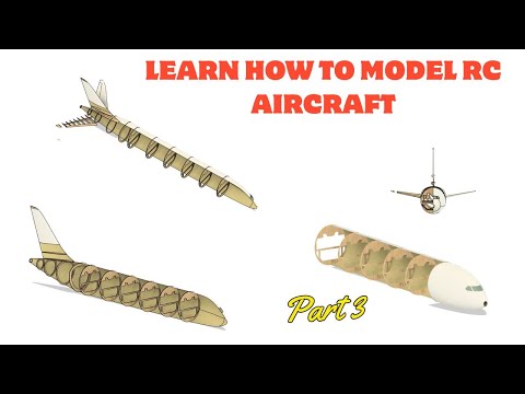 How to start modeling RC aircraft in Fusion 360 Part 3 Tutorial beginner to advance