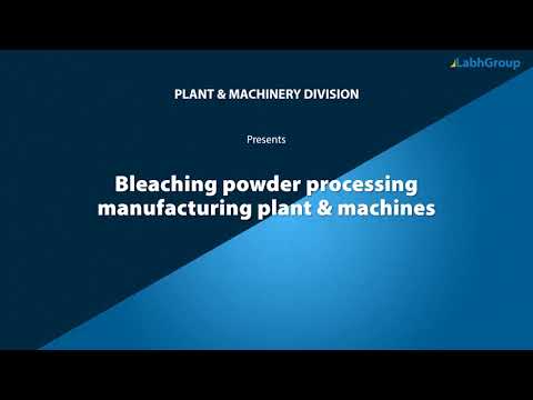 Stable bleaching powder production chemical plant machine