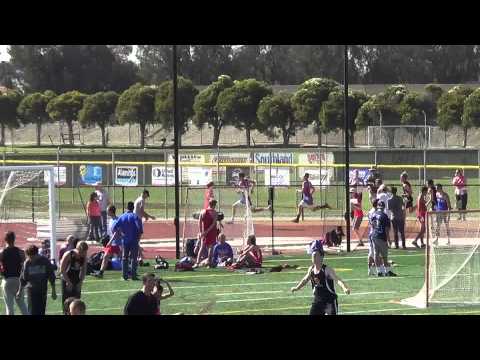 VarB 400m vs HB 4-16-15 - Los Alamitos Boys
