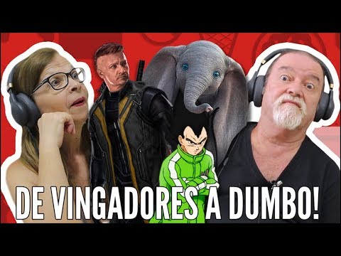 IDOSOS REAGEM A FILMES MAIS AGUARDADOS - VINGADORES, DUMBO, SHAZAM, TURMA DA MONICA LAÇOS, DBS BROLY