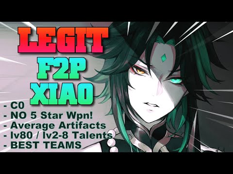 BEST ACTUAL F2P Xiao Guide - Best f2p Teams, Weapons, Artifacts & Gameplay | Genshin Impact