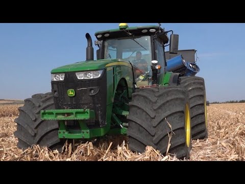 300Ha Mais - Corn harvest XXL part 1/ 4 Claas Lexion 770 & John Deere 8R + Kinze 1051 /Reifenpanzer