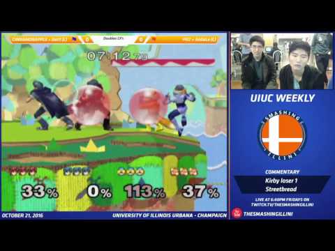 [Smashing Illini Weekly] CINNAMONAPPLE + Dart! (B) vs. PRZ + AnDaLe (R) SSBM Doubles GF Set 2