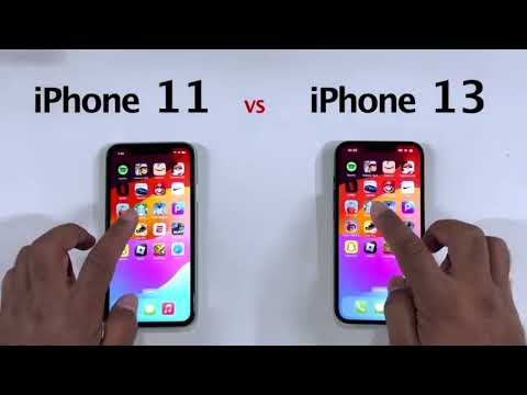 Apple iPhone 11 vs Apple iPhone 13 Speed Test