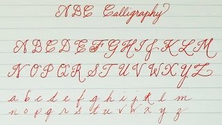 Learn to write ABC Calligraphy for Kids