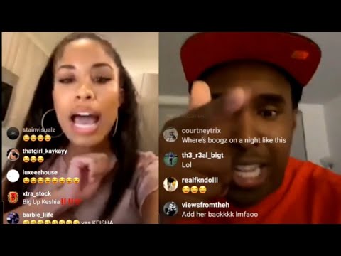 Top5 live ft Keshia Chante HEATED IG LIVE Toronto rapper & ET Canada Presenter go at it