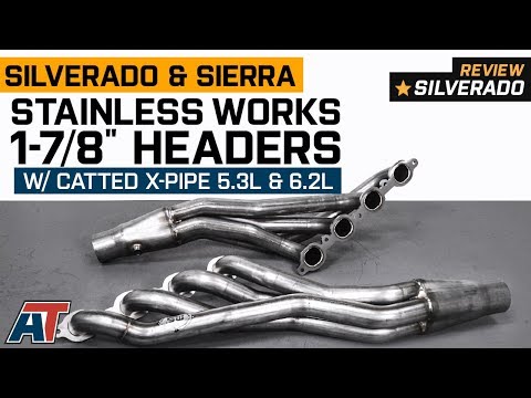 2014-2018 Silverado & Sierra Stainless Works 1-7/8\" Headers w/ Catted X-Pipe 5.3L & 6.2L Review