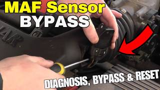 Bypass, Delete, &Reset Mass Air Flow Sensor like a pro| Signs of Bad MAF Sensor Symptoms to Diagnose