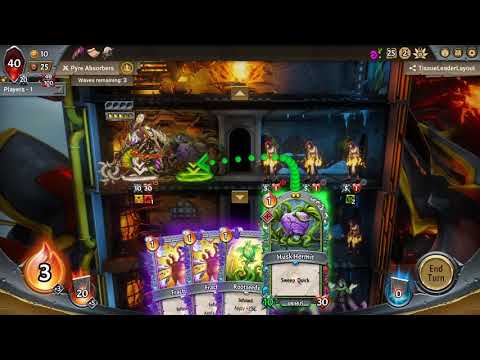 Monster Train Cov 25 Divinity Pink/GreenX - Playing a user's seed