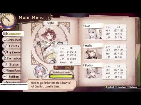 Atelier Sophie ~The Alchemist of the Mysterious Book~ The cafe singer's song