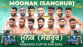 Moonak (Sangrur) Kabaddi Cup 19 Feb 2024