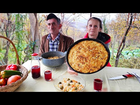 Cabbage Harvest and Delicious Albanian Pie ๐๐ฅ