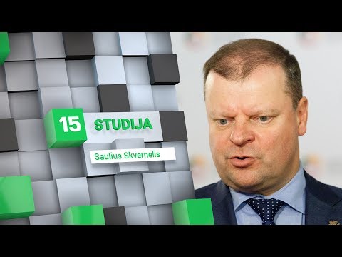 15min studijoje – kandidatas į prezidentus Saulius Skvernelis