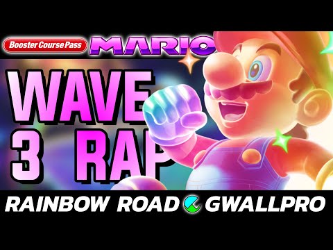 3DS Rainbow Road WITH LYRICS! (Official Mario Kart RAP)