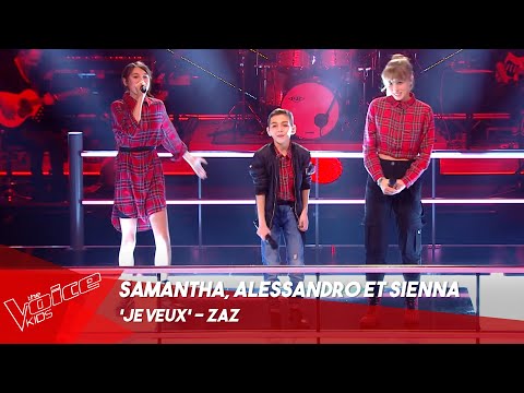 Samantha, Alessandro et Sienna - 'Je veux' | Battles | The Voice Kids Belgique