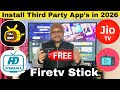 Install Any Third Party App On Fire TV Stick In 2026 Easy Method Fire TV Stick 2026 Trick