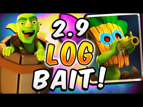 BEST LADDER DECK in CLASH ROYALE RIGHT NOW! NEW LOG BAIT DECK!