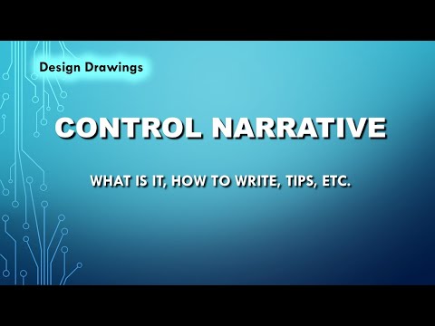 01-04 How to develop Control Narrative Engineerng Design Document for PLC, DCS , Control System