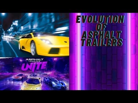 Evolution of Asphalt Game Trailers (2004-2024) #asphalt #asphaltgames #evolution #gameevolution