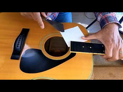 Neck remove for neck reset on YAMAHA FG-301B - alternative view