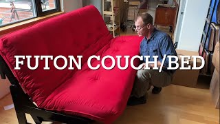 Convert Futon Couch to Bed and Bed to Couch #Short