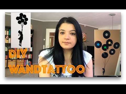 Wandtattoo mit Vinyl aufwerten - 3D Deko für die Wand