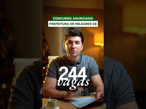 Vem aí Concurso Prefeitura de Milagres-CE🚀🚀