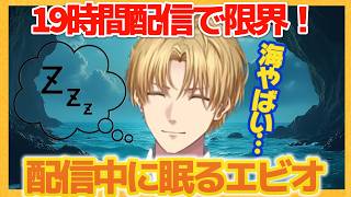【ガチ寝落ち】19時間配信で限界を迎え、配信中に寝落ちしてしまうエクス・アルビオ【にじさんじ】