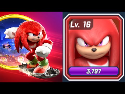Sonic Forces - Full Gameplay with Max Level Movie Knuckles - All 71 Characters Unlocked Android Game
