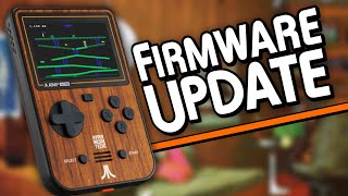 Super Pocket Atari FIRMWARE UPDATE | Expandable Handheld Compatible with Evercade