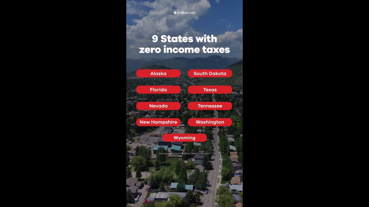 9 States with zero income taxes