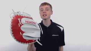 Video thumbnail: Review: Nokona SKN 32.5" Fastpitch Softball Catcher's Mitt (SKN-V2-WH)