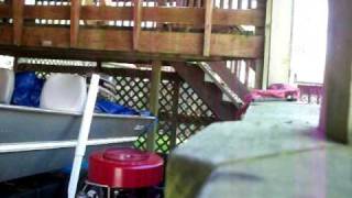 Mercury 3.9 starts by rope, and by hand.