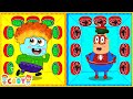 CODY Pretends Play Superheroes With 100 Mystery Buttons Funny Stories For Kids SoapCODY Channel