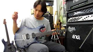 Video thumbnail for อ โอ๋ทดสอบกีตาร์  Ernie Ball Music Man JP6 Premier Dealer Network - Starry Night by chatreeo