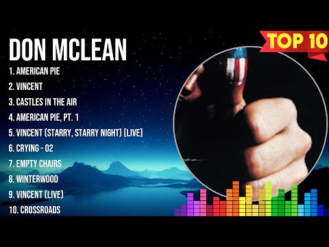 Don McLean Greatest Hits Full Album ~ Top Songs of the Don McLean