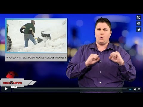 Wicked winter storm moves across Midwest (ASL - 12.27.18)