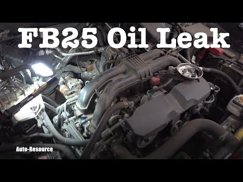 SUBARU FB25 Engine Oil Leak