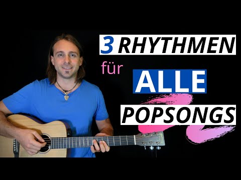 3 Schlagmuster, um alle Lieder auf der Gitarre zu spielen