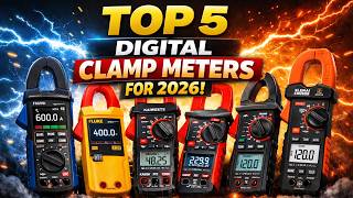 Top 5 Best Digital Clamp Meter Multimeters 2026 ⚡ Best Clamp Meter for Electricians (Buying Guide)
