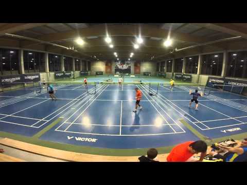 VIP LIGA TUAN 17.12: Eliminacje: Piotr Liszek - Bartosz Pelc (www.BADMINTONPOGON.PL)