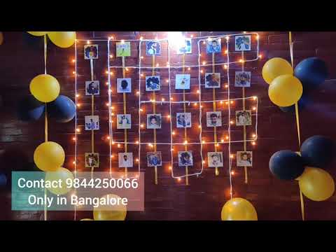 Surprise Birthday Decoration at Home | Royal Decoratives & Events