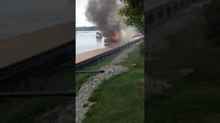 RAW VIDEO: Old Hickory Lake boat explosion