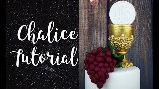 Chalice tutorial | First Holy Communion Cake Topper
