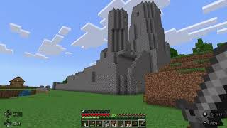 年金生活者のマイクラ生活　丸石で要塞を作る#6