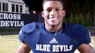 preview picture of video 'Norcross High School Football - Jahmal Jones #9 DE speaks after dominating playoff win'